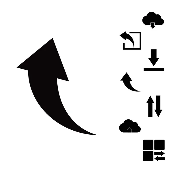 Arrow simple icons — Stock Vector