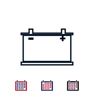Pil simgesinin tasarım