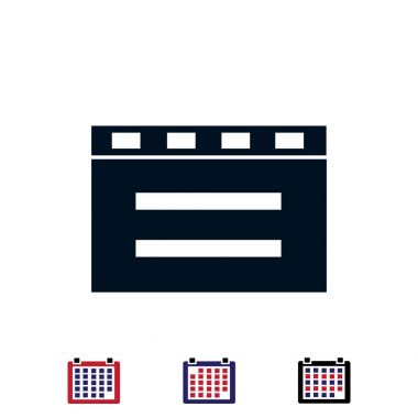 sinema clapper simgesi