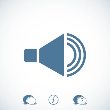 hoparlör işareti simgesi