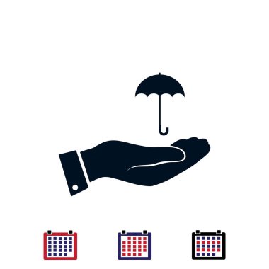 El simgesi olan şemsiye