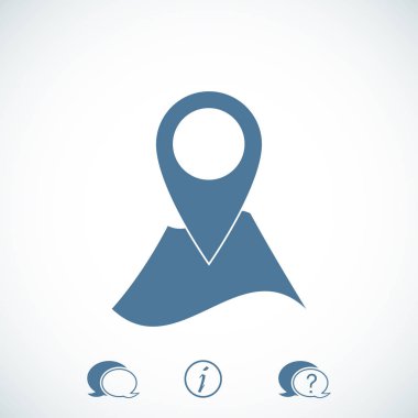 Harita simgesinde iğne