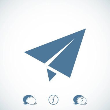 kağıt düzlem simgesi