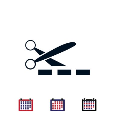 makas işareti simgesi