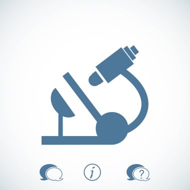 Mikroskop işareti simgesi
