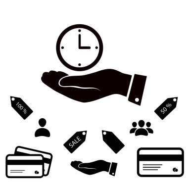 Saat simgesi tasarım