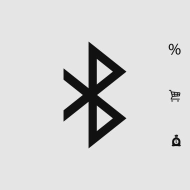 düz bluetooth simgesini