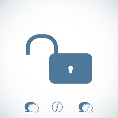 Kilit simgesi tasarım