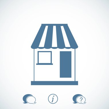 Dükkanı işareti simgesi