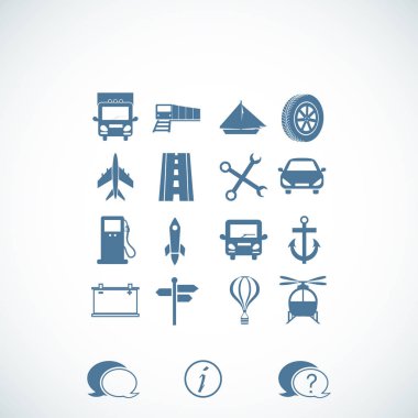 taşıma Icons set 