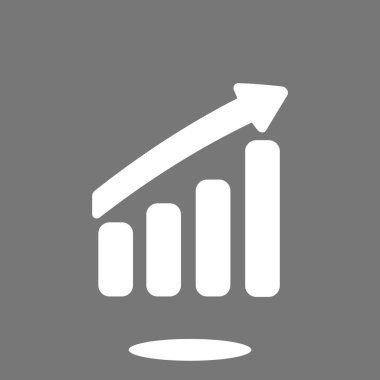 Grafik düz simgesi
