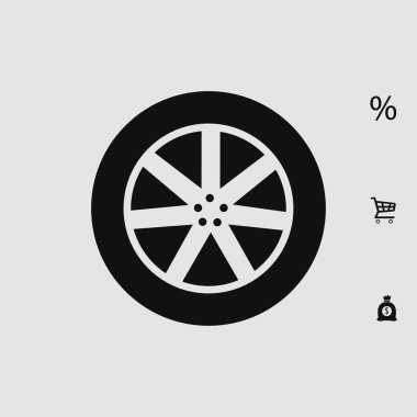  Düz tekerlek simgesi