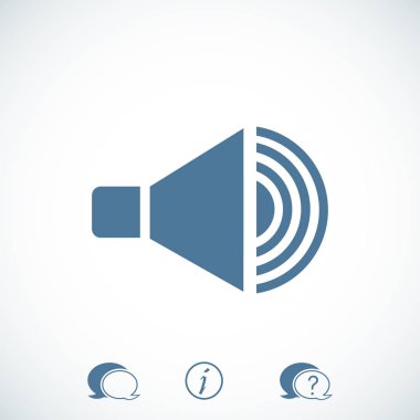 hoparlör işareti simgesi