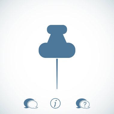 harita simgesi iğne ile