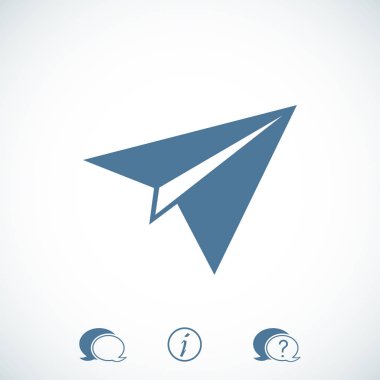 kağıt düzlem simgesi