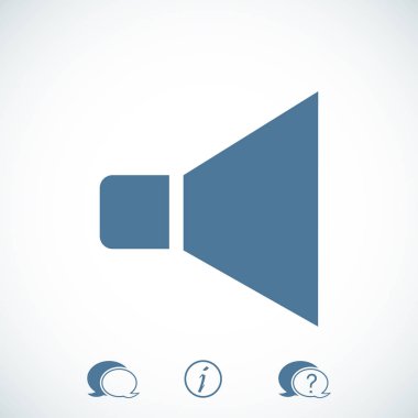 hoparlör işareti simgesi