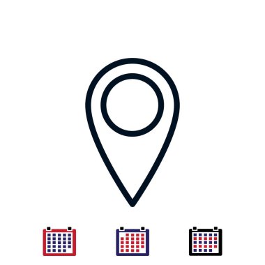 Harita iğne simgesi