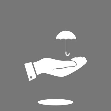 El simgesi olan şemsiye