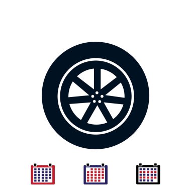 tekerlek işareti simgesi