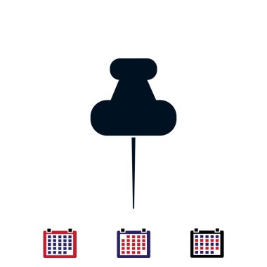 harita simgesi iğne ile