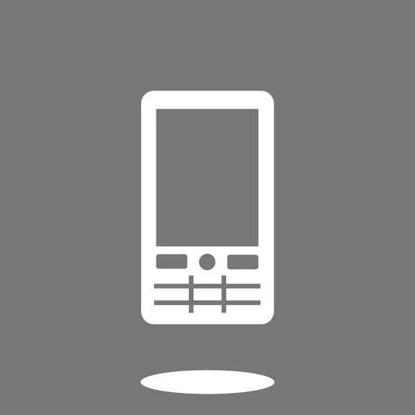 Icono de teléfono plano — Vector de stock