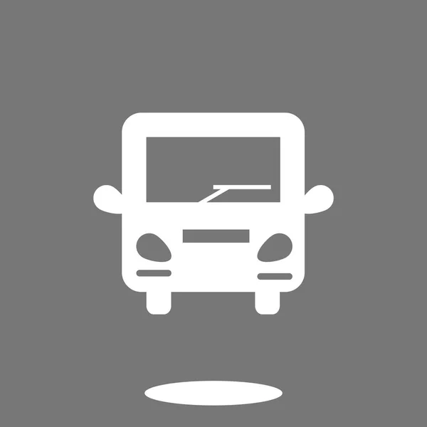 平的巴士图标 — 图库矢量图片