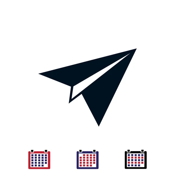 Paper plane icon — Stock Vector