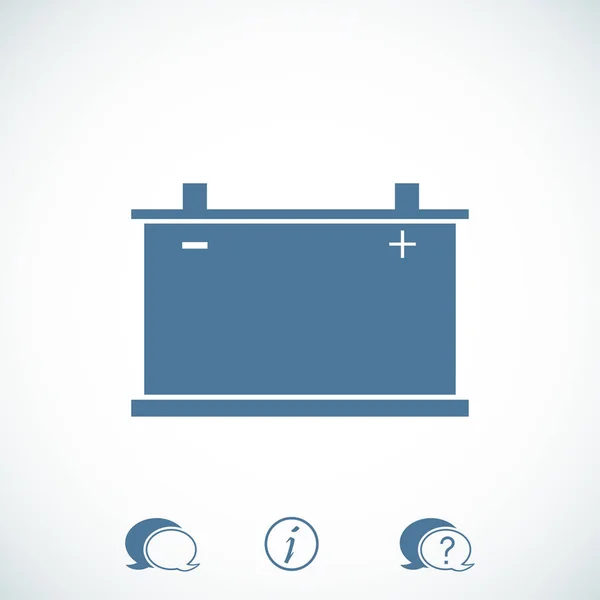 Diseño del icono de la batería — Vector de stock