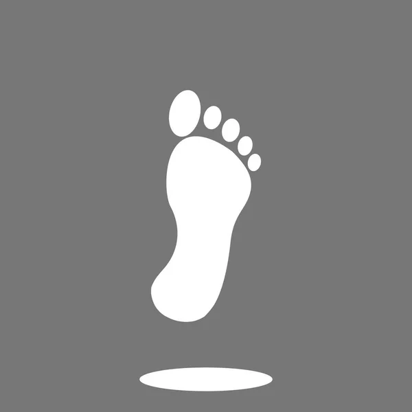 Footprint sign icon — Stock Vector