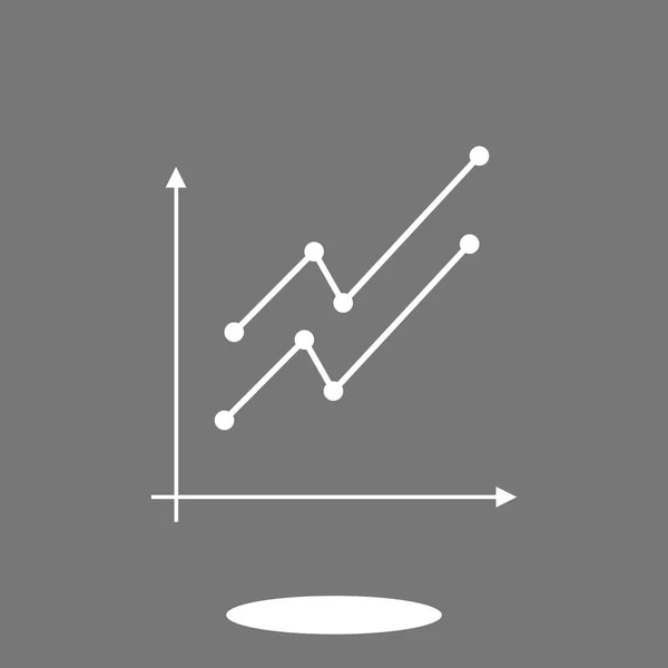 Graph Chart icon — Stock Vector