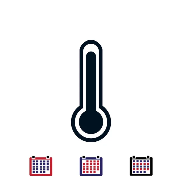 Ícone de sinal de temperatura — Vetor de Stock
