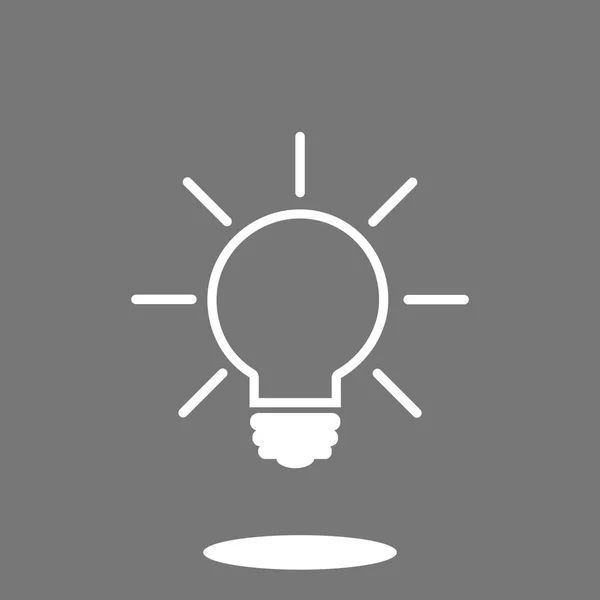 Design av glödlampa-ikonen — Stock vektor