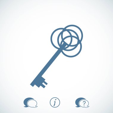 Anahtar ikonu tasarımı