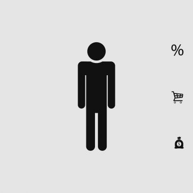 adam işareti simgesi