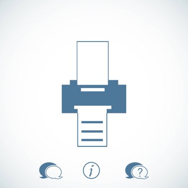 Yazıcı işareti simgesi