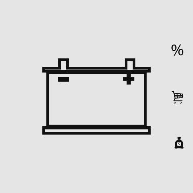 Pil simgesinin tasarım