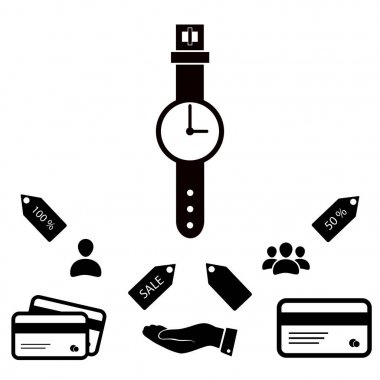 Saat simgesi tasarım