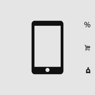 düz telefon simgesi