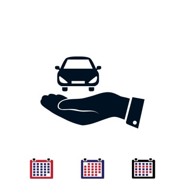 Tasarım araba simgesinin