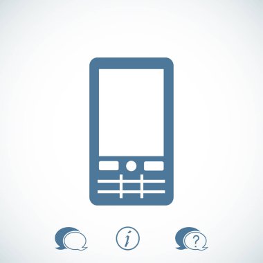 düz telefon simgesi