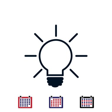 ampul simgesi tasarım