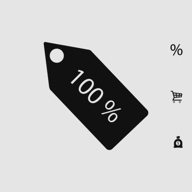 Satılık etiketi simgesi