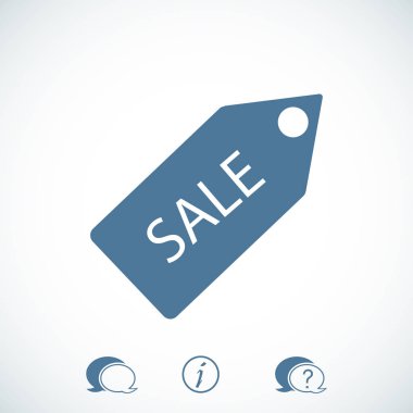 Satılık etiketi simgesi