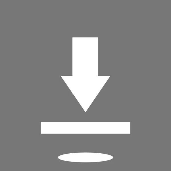Carica icona pulsante — Vettoriale Stock