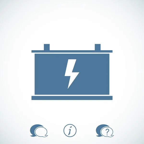 Design do ícone da bateria —  Vetores de Stock