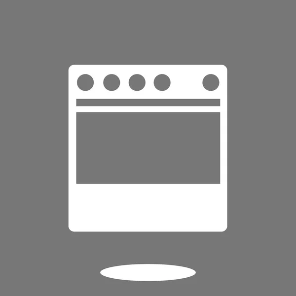 Projeto do ícone do fogão — Vetor de Stock