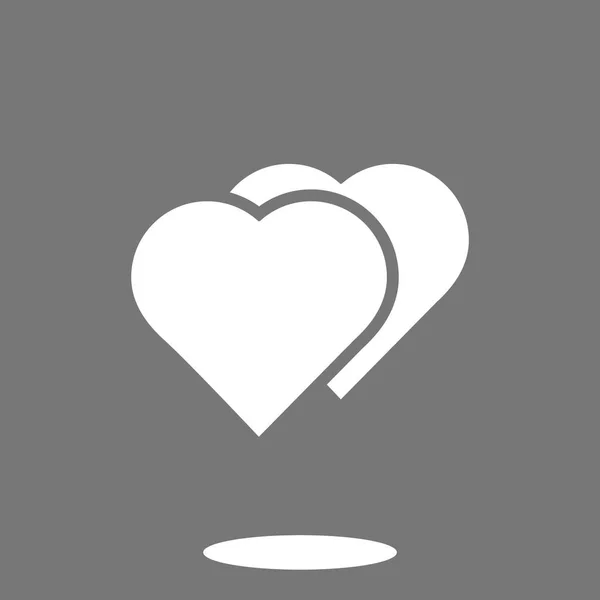 Design of heart icon — Stock Vector