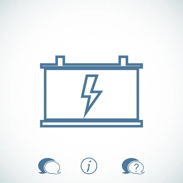 Conception de l'icône de batterie — Image vectorielle