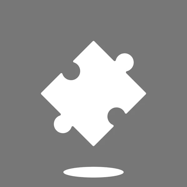 Puzzel teken pictogram — Stockvector