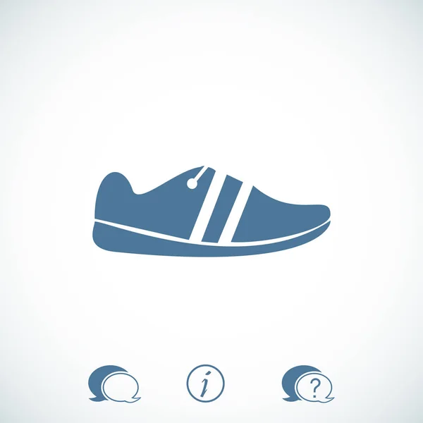 Icono de signo de zapato — Vector de stock